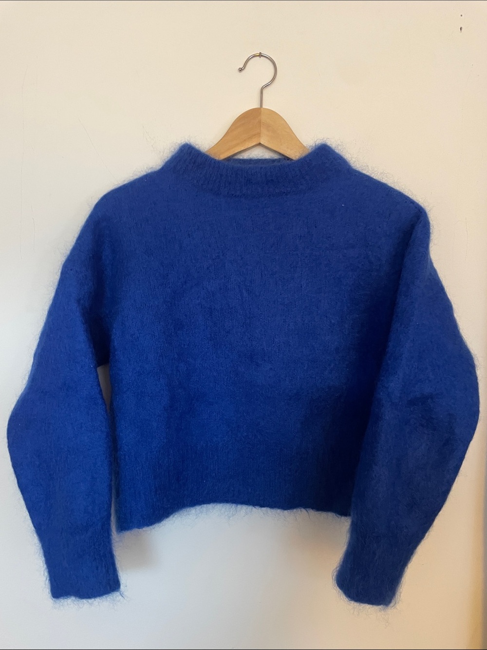 SURPRISE Royal Blue Mohair Sweater